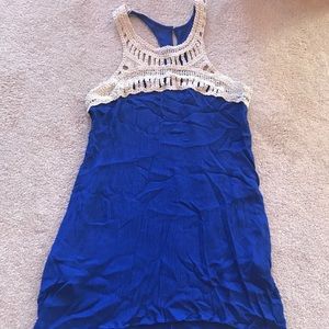 Women's Aqua blue dress